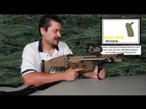 Ergo Grip setup for FN SCAR or AR15/M4