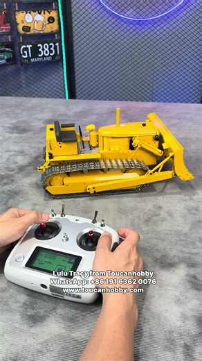 MD D7 1/14 Scale Dozer Power! 💪🔥 #RC #dozer