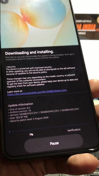 Samsung One UI 8.5 Update Is Here! 😱 Android 16 August 2026 Security Patch | Galaxy Update