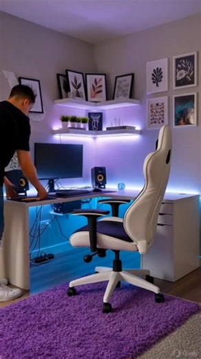 From Empty Room to Ultimate RGB Gaming Setup | GamingSetup #AITransformation
