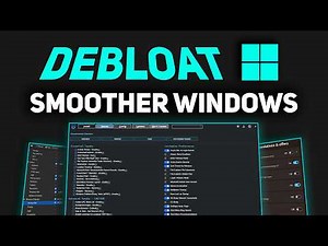 Debloat Windows FAST in 8 Minutes (BleachBit + Chris Titus Tool)