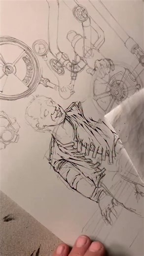 Morning ink. A series of illustrations for a short sci-fi novel. | Kyle Gigstead