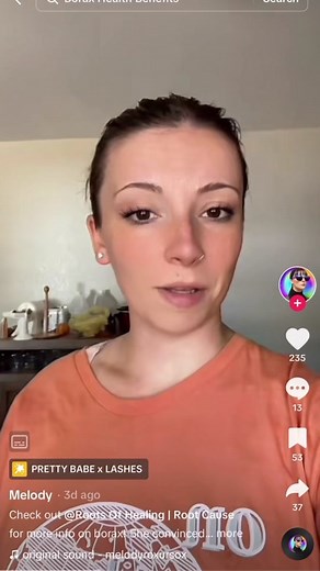 @Chem Thug Pt. 2 - Please dont ingest borax out the detergent box. Whatever dubious purported health benefits there *might* be to consuming borax are quickly negated by consuming something that was not made for human consumption in a facility that likely was not required to report any potential contaminants. If you want more boron in your diet, there are tons of foods that you can eat that are good for you—please don’t recklessly poison yourself! . . . . . . . . #borax #boraxwater #scienceexplai