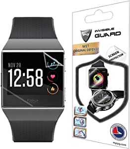 IPG for Fitbit Ionic Smartwatch Screen Protector (2 Units) Invisible Ultra HD Clear Film Anti Scratch Skin Guard - Smooth/Self-Healing/Bubble -Free