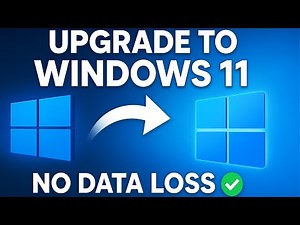 Upgrade Windows 10 to Windows 11 (2025) Without Losing Data or Programs Step-by-Step Guide