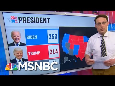 Kornacki Shows Biden's Paths To 270 And Trump's Uphill Fight | The 11th Hour | MSNBC