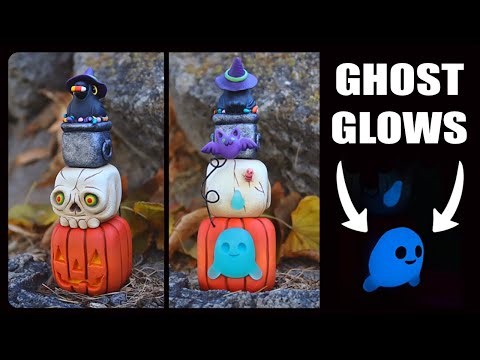 Making A Halloween Cube Stack With Glowing Ghost