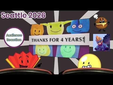 (Seattle 2026) Inanimate Insanity BFDI Plush: Writing Wars Audience Reaction @StrangelyUnknown