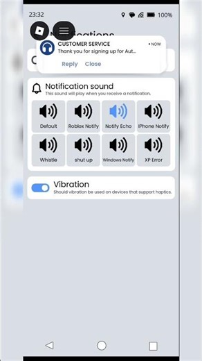 Roblox | Phone OS [EMULATOR] | Notification Sounds