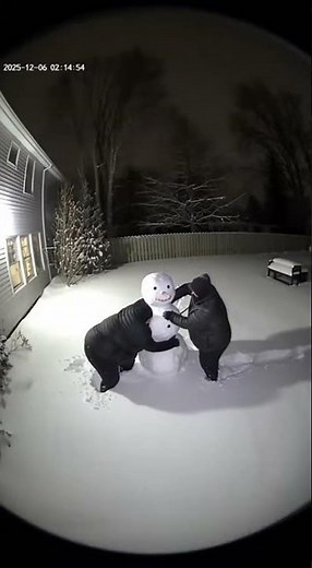 400lb THIEF vs. Exploding Snowman! ⛄️💥 INSTANT KARMA