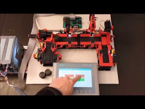 Fischertechnik Industrie Modell Taktstraße mit Siemens Simatic S7 1500 Industrie 4.0
