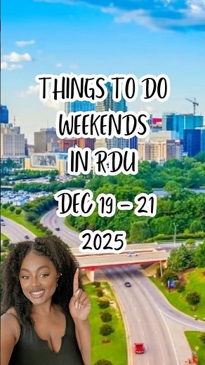 Best holiday events in Raleigh?🎄💃👀