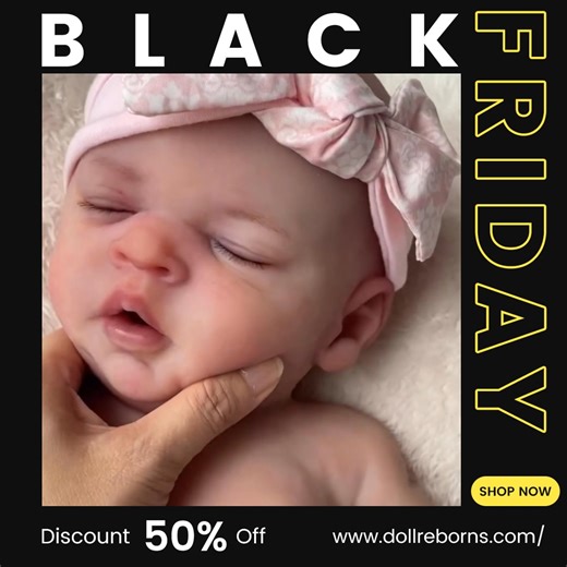 Holiday magic starts in the studio ✨ Watch how each reborn baby is handcrafted with care — from sculpting, painting, to the final soft touch. This Black Friday, bring home a baby made with love. 💗 🎁 Black Friday Offers: ✔ Free Shipping on Orders $199+ ✔ Extra 15% Off — CODE: BFCM15 Don’t wait — the sweetest babies and the biggest savings of the year are here. 🍼💞 | Dollreborns