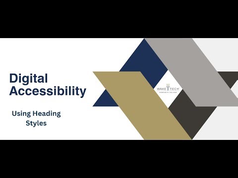 ACS Using Headings Styles
