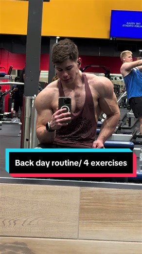 Back day routine/ 4 exercises #fitness #gym #backday | back day