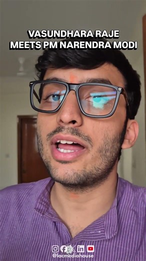 RAJASTHAN EX CM VASUNDHARA RAJE MEETS PM MODI