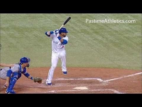 JOSE BAUTISTA Home Run Baseball Swing 10000 FPS Home Run Hitting Mechanics Instruction Analysis MLB