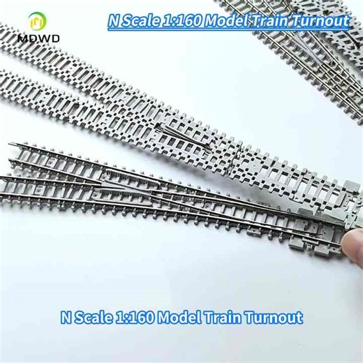 HO N Model Train Railway HO Scale 1:87 Tracks Flexible Rail 46cm With Rail Joiners Screws