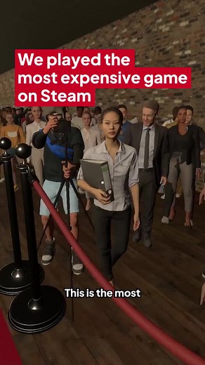We played the most expensive game on Steam 🤑 #steam #elite #congratulationsonyourpurchase #pcgaming #pcgamer