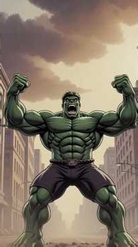 Hulk and monster King fighting