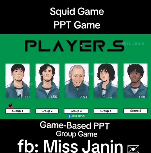 Interactive Squid Game PPT for Classroom Engagement