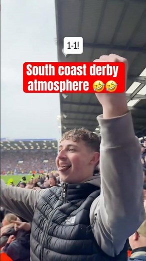 THIS Is the South Coast Derby Atmosphere! 🔥 One of England’s Fiercest Football Rivalries