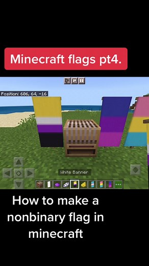 Creating Nonbinary Flags in Minecraft