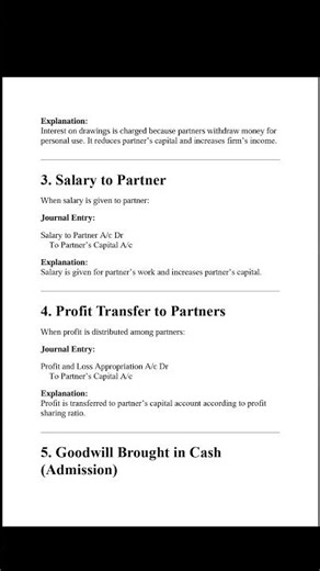 Class 12 Accountancy Most Important Journal Entries with Explanation | Full Board Exam Revision