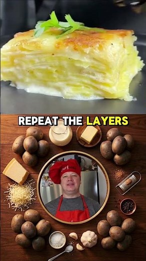 The BEST Creamy Potato Gratin Recipe 🥔🧀 (Easy Holiday Side Dish!)