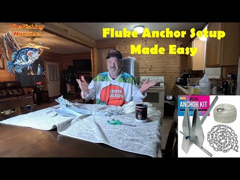 Fluke Anchor Demonstration: Setup and Field Test #anchor #boating #viral #fishing