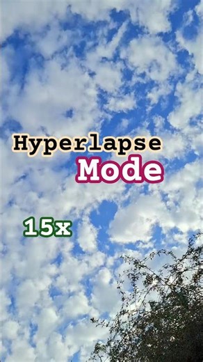 hyperlapse mode in camera phone #mobilegraphy #nature #sky #hyperlapse #mobiles #mobile_videography