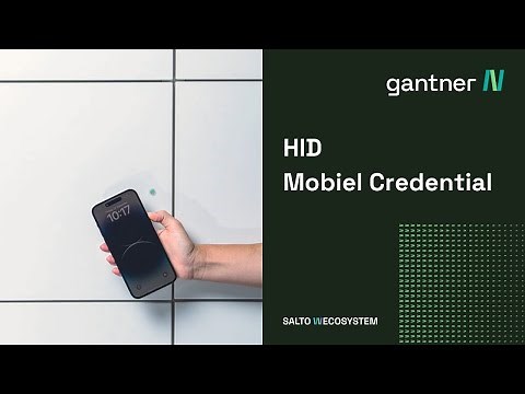 GANTNER Locker Locks operable with HID Mobile Credential