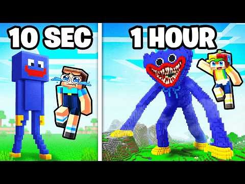 10 Second vs 1 Hour POPPY PLAYTIME Build Challenge!