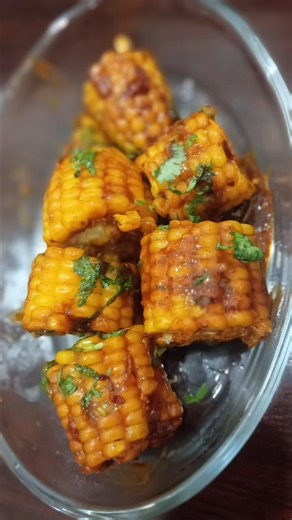 Garlic corn chilli#shorts #ytshorts #youtube #food #asmr #cooking #rain #bhutta
