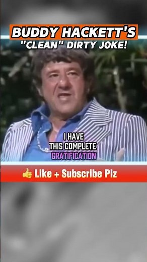 Buddy Hackett’s “Clean” Joke Has Johnny Carson Losing It 🤣 #Shorts #ClassicComedy