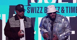 Swizz Beatz and Timbaland Accept the Rock the Bells Award - BET Hip Hop Awards 2023 | BET HipHop Awards