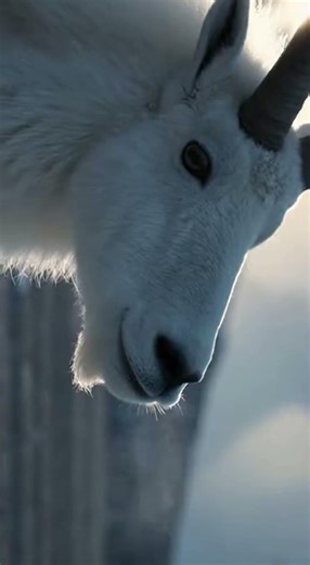 Mountain goats are incredibly agile climbers. They move effortlessly across near-vertical cliffs