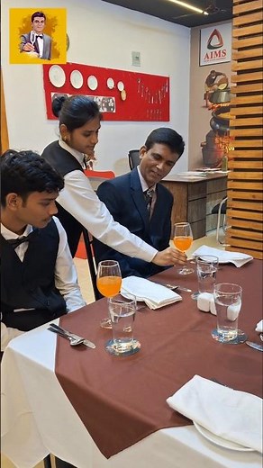 Do you know the RIGHT way to serve beverages? #server