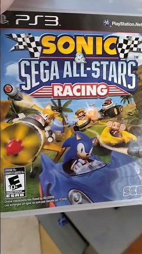 Sonic! + Sega All-Stars Racing - PS3 (Fun Racing Game) #retrogaming #sega #sonicthehedgehog