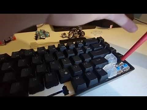 How To Hard Reset Your RK68 Keyboard When It's Not Responding Tutorial (No Audio Read Description)