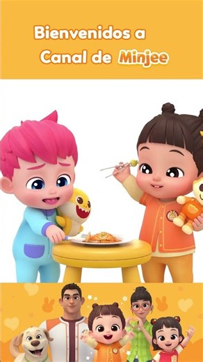 Hola, Soy Minjee🐰 Vamos a Jugar Juntos🧡 #shorts #bebefinnespañol
