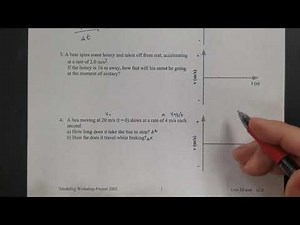 Solving Kinematics Problems Using Equations & Graphs (Uniform Acceleration, 1D Motion)