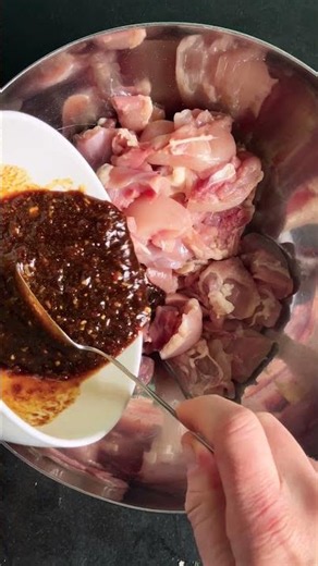 Chicken thigh satay recipe 👇