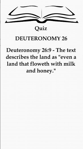 🍯 Land of Milk & Honey! ✨ Unveiling God's Promise in Deuteronomy 26 🙏