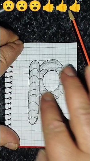 Cómo dibujar la letra P en 3D fácilmente Nik Art