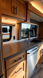 Step inside this luxury motorhome and experience how modern kitchens flow perfectly into relaxing lounge spaces. Would you road-trip in this rig? #MotorhomeLife #LuxuryRV #RVInterior #RVLivingUSA #VanLifeAmerica #ClassARV #RVDealership #MobileLiving | Motorhome Inventry Explore