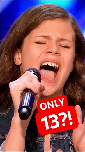13-Year-Old Tears Up INSTANTLY on Stage — But WAIT Until She Sings!! 🤩