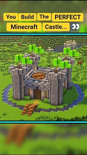 Perfect Castle House #minecraft #shorts