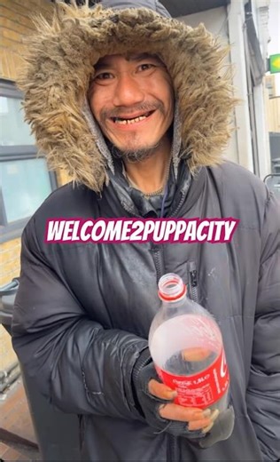 Crackie Chan enjoys coka cola
