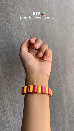 DIY bracelet from paper #papercraft #bracelet #jewellery #ytshorts
